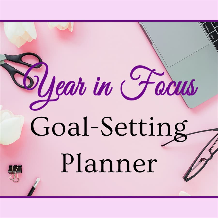 year in focus goal setting planner for online coaches