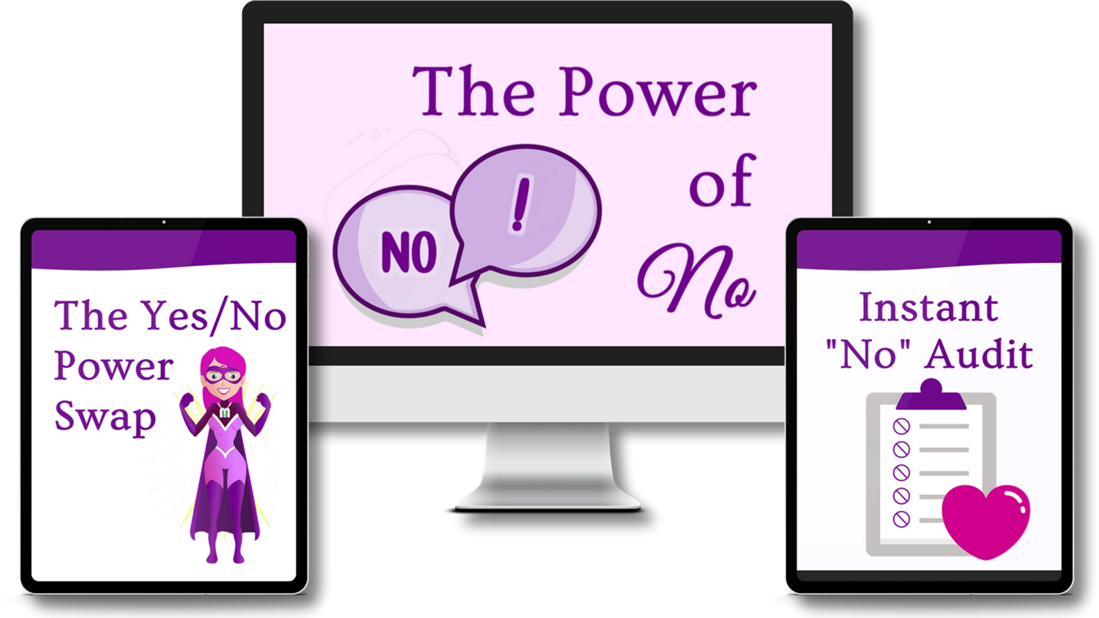 the power of no course mockup