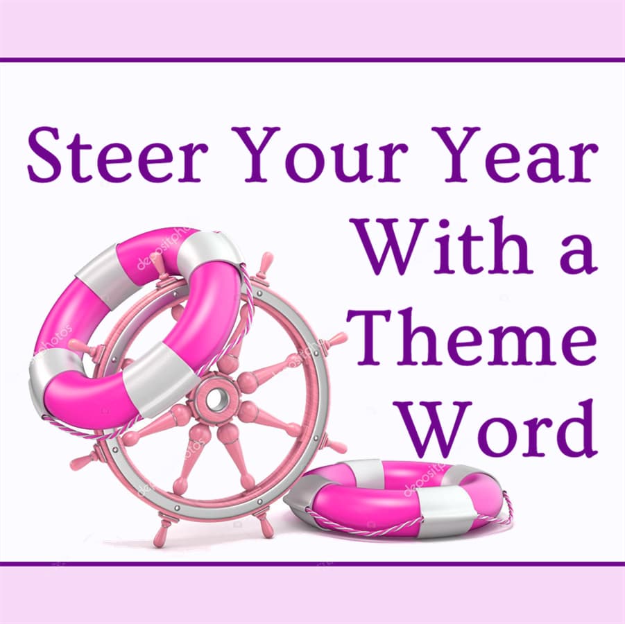 steer your year with a theme word
