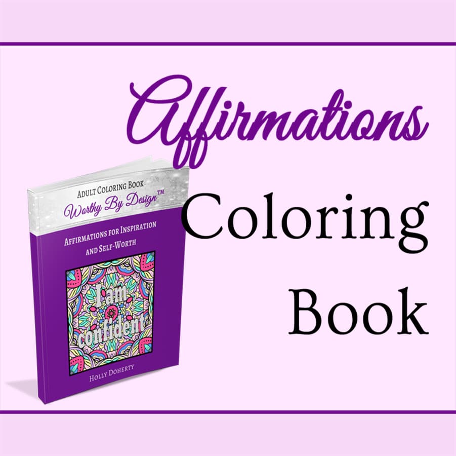affirmations coloring book
